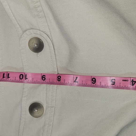 L.L.BEAN WOMENS CROPPED ANKLE PANTS BEIGE COLOR SIZE 10 - Picture 9 of 11